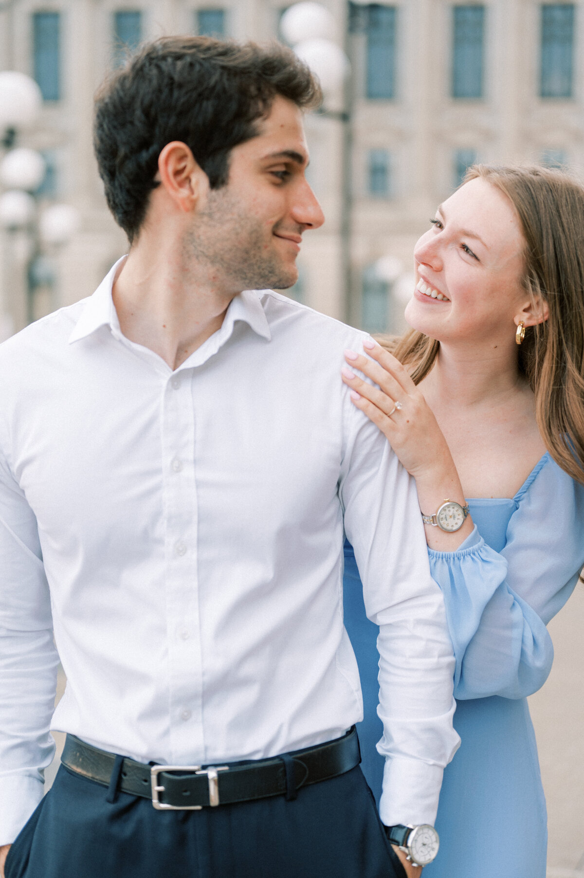 Old Courthouse Engagement Session in Downtown Cleveland-12