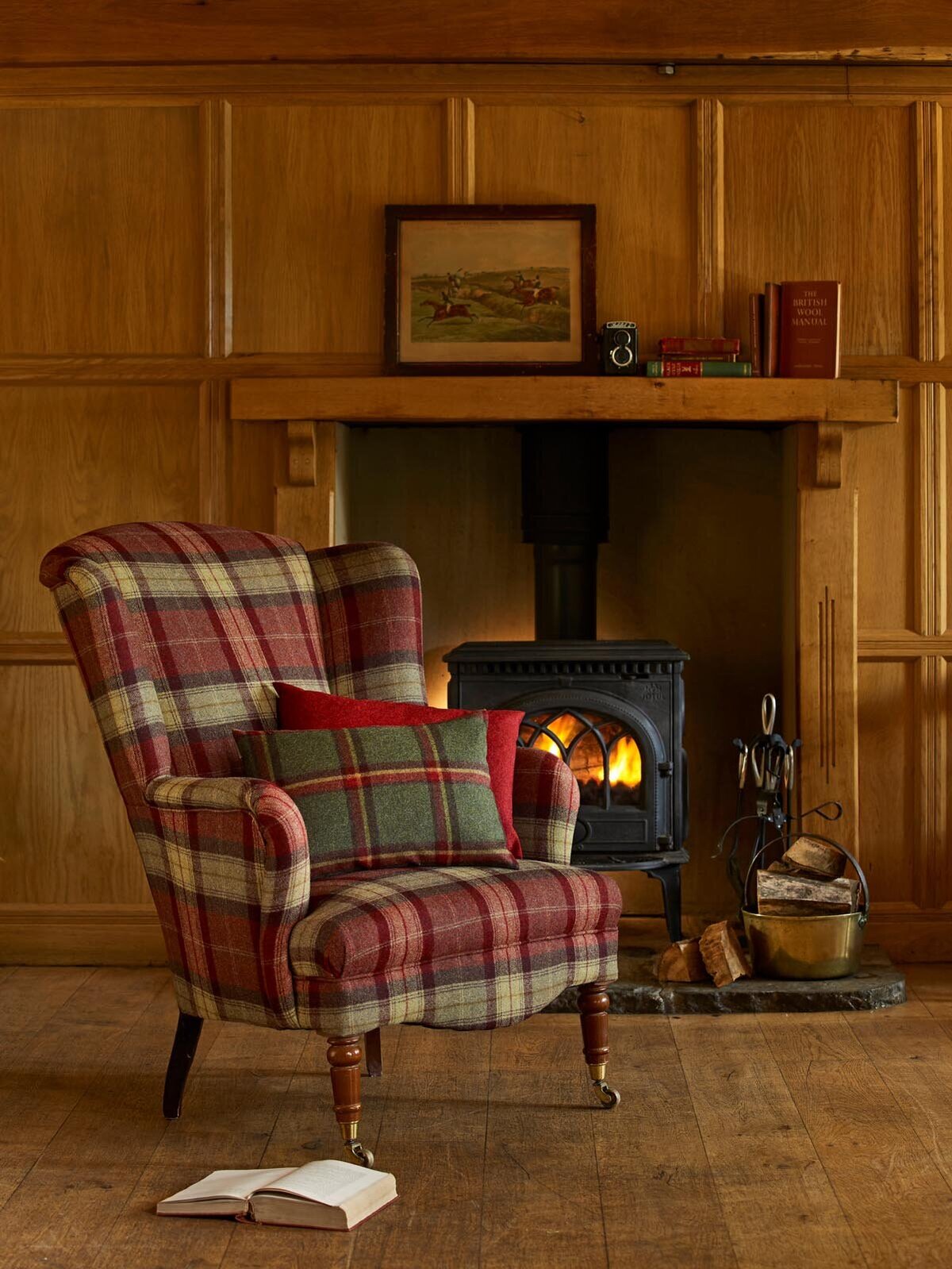 Moon Classics - Skye Check Almandine - Check Cushion