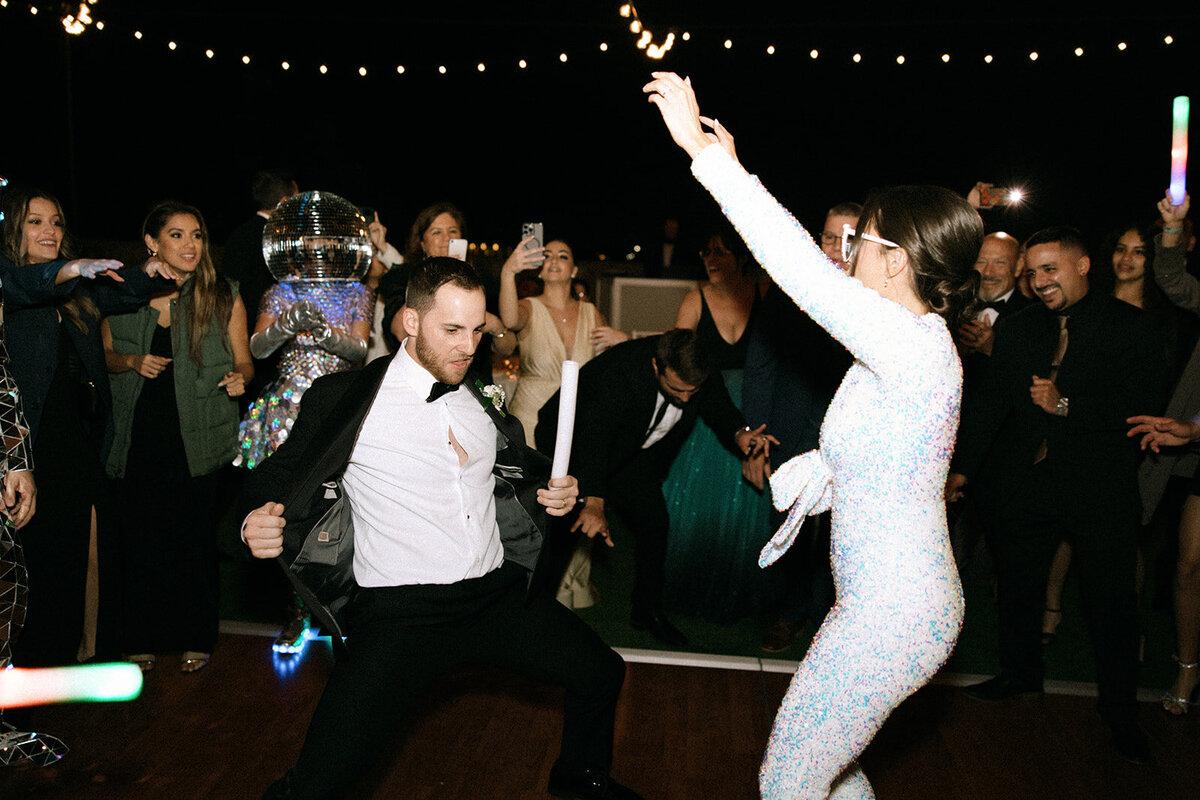 dancing at bella collina wedding florida​ reception