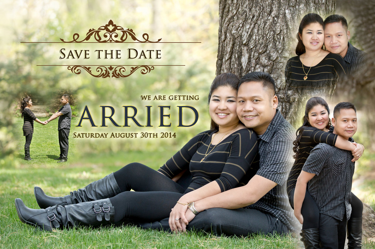 Save the date card 8