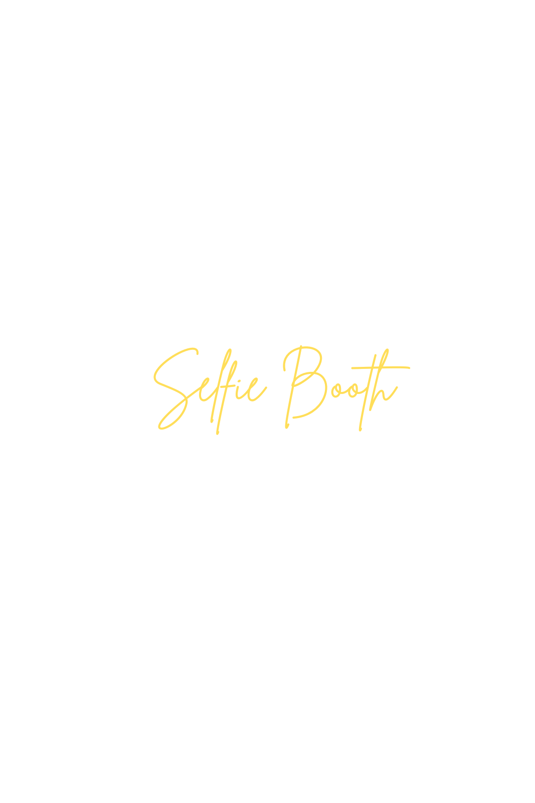 Selfie Booth rental setup for events and weddings
