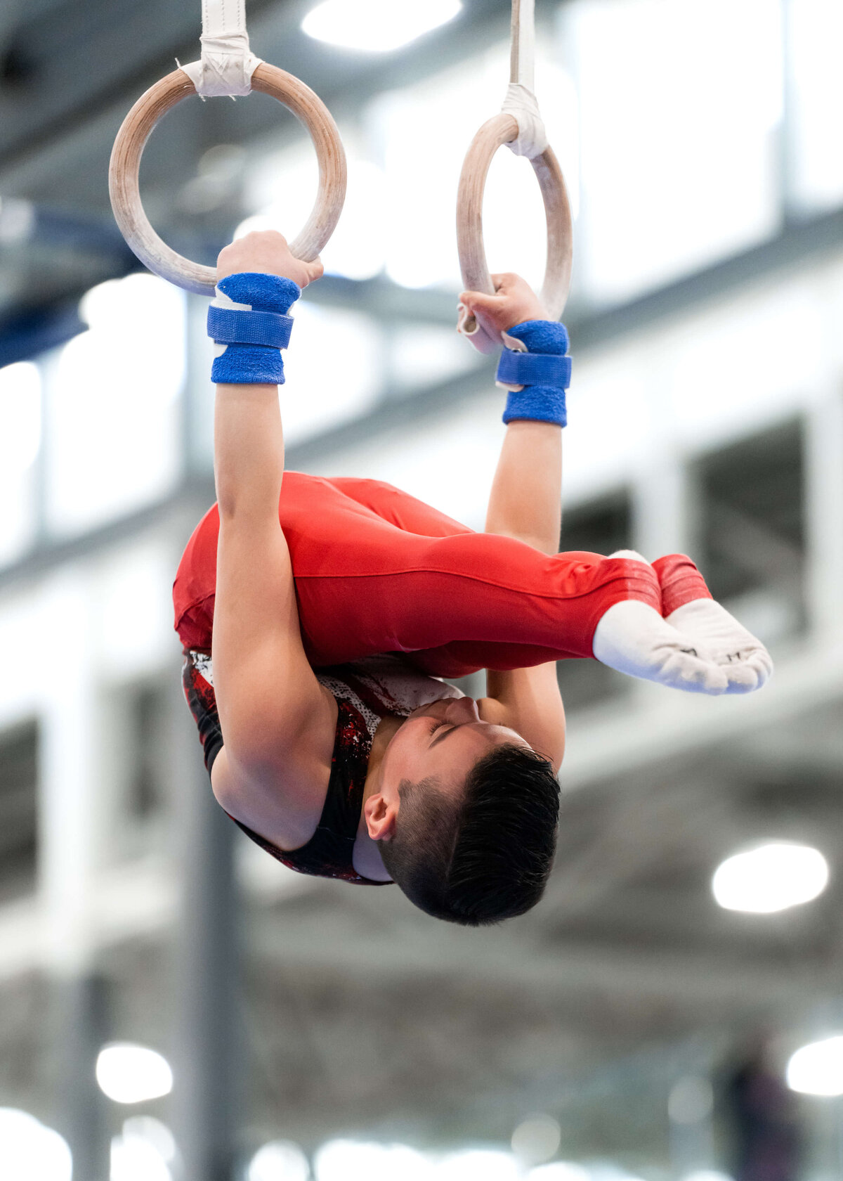 Photo by Luke O'Geil taken at the 2023 inaugural Grizzly Classic men's artistic gymnastics competitionA1_09876