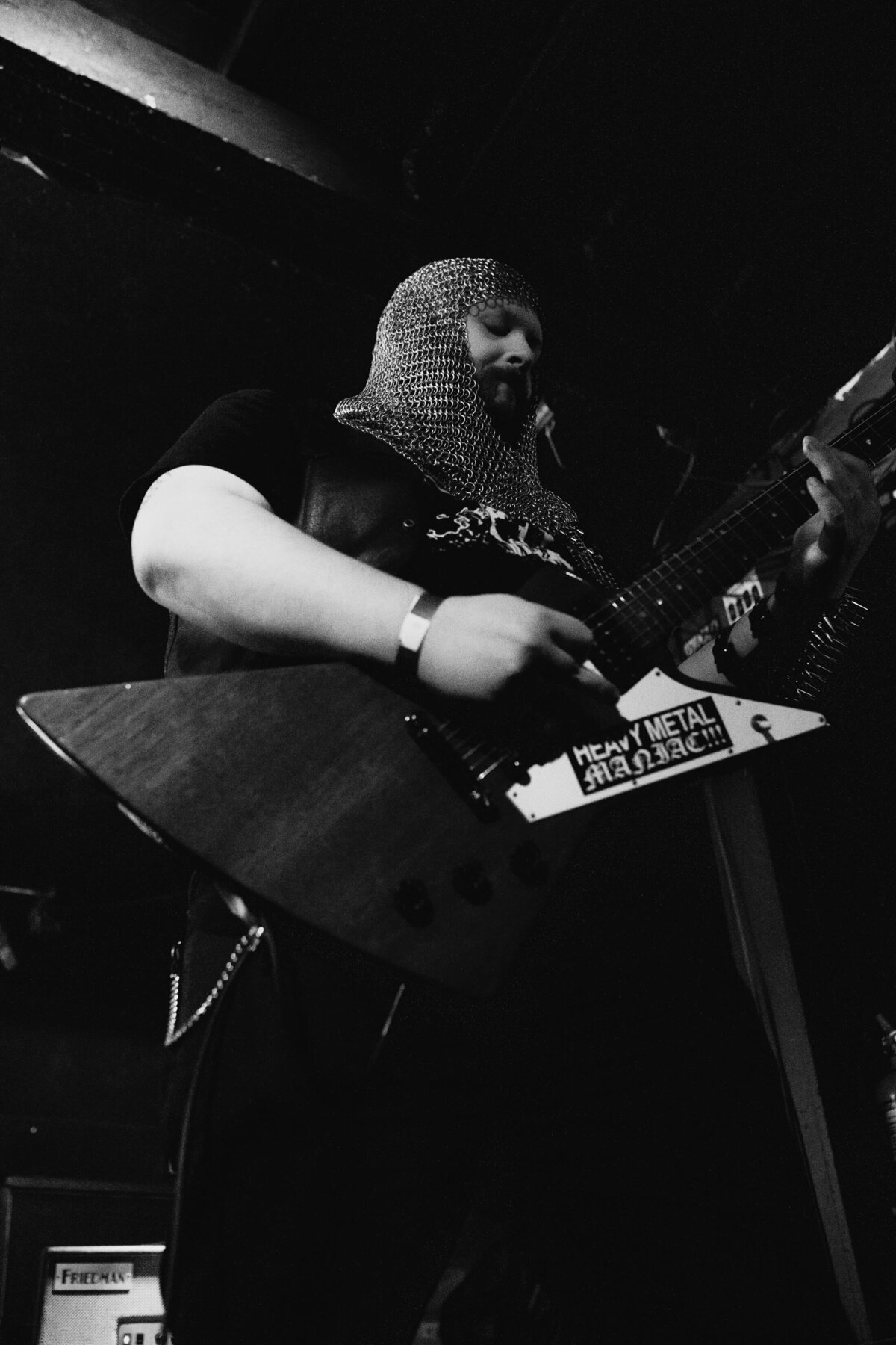 Live music photography in Columbia, SC in black and white