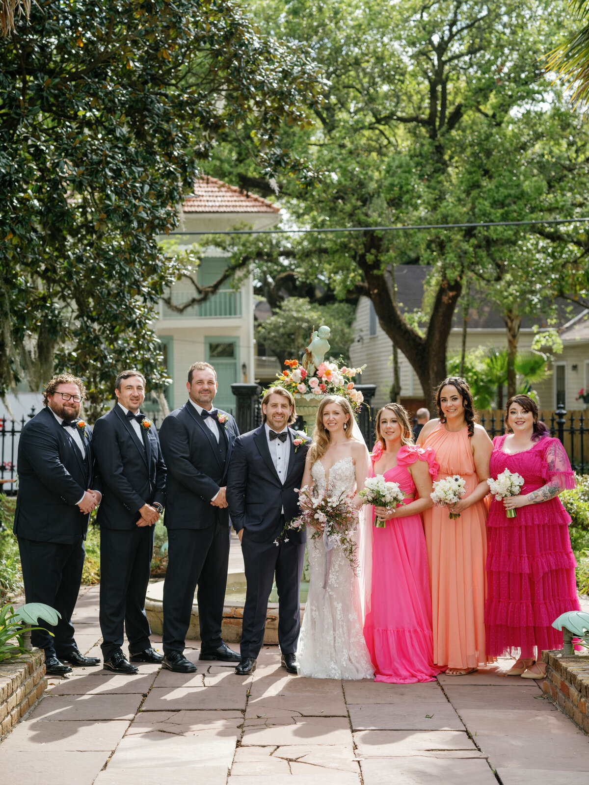 Stephanie and Jacob's colorful Derbes Mansion Wedding