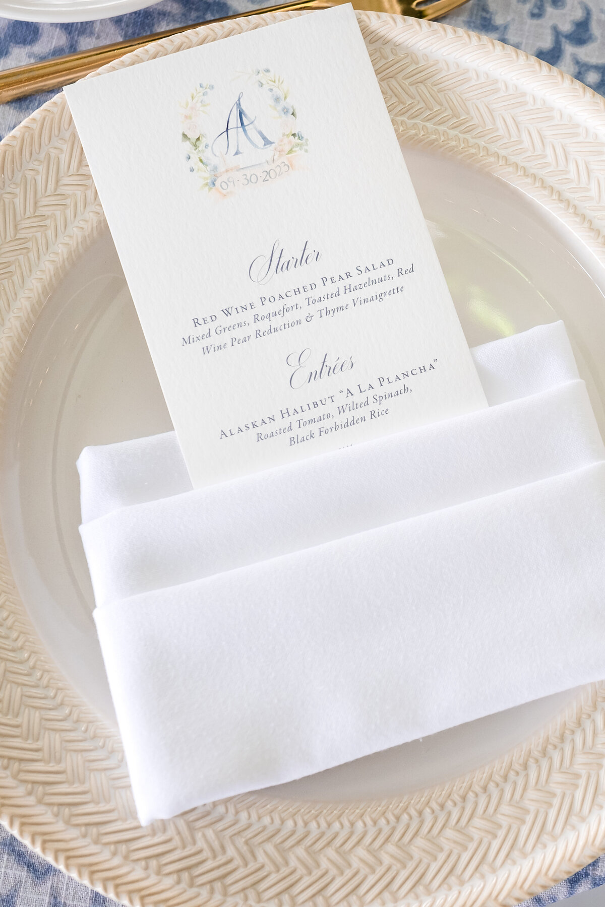wedding-menu-custom-crest-nautical