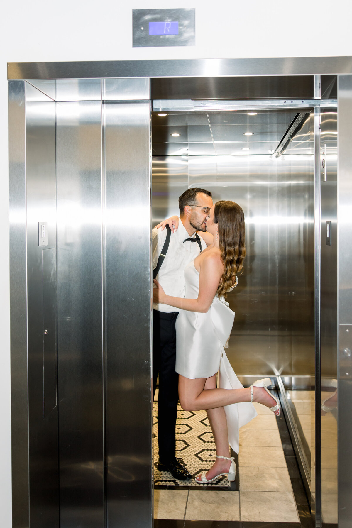 Luxury rooftop wedding at Revery North 4th Corridor in Columbus Ohio