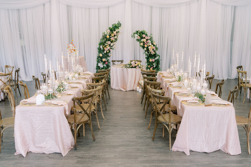 Sugar Pine Island, a romantic wedding venue in Foothills, Alberta, featured on the Brontë Bride Vendor Guide.