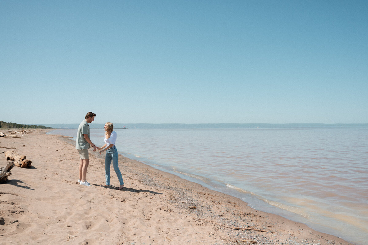 Intimate and memorable travel beach proposal