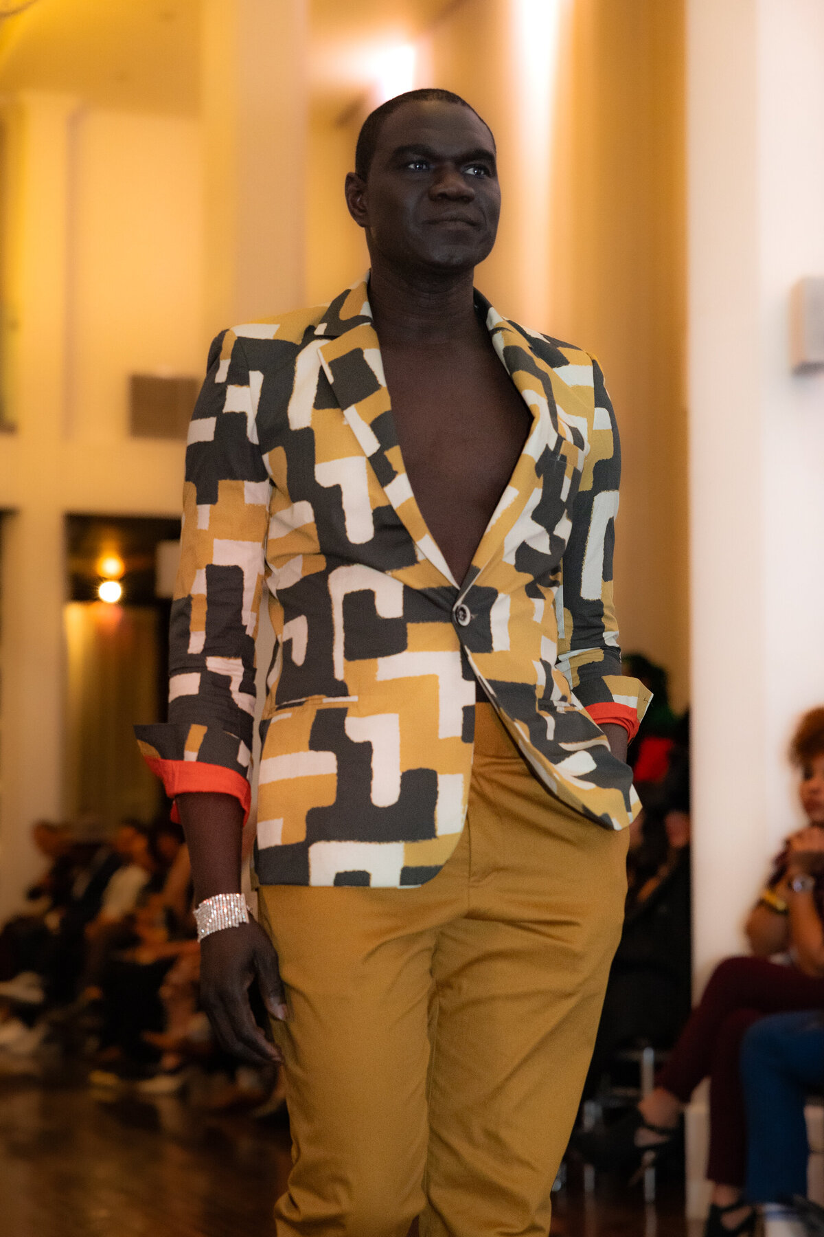 African Model at the Cosmopolitan Fashion Week of Montreal