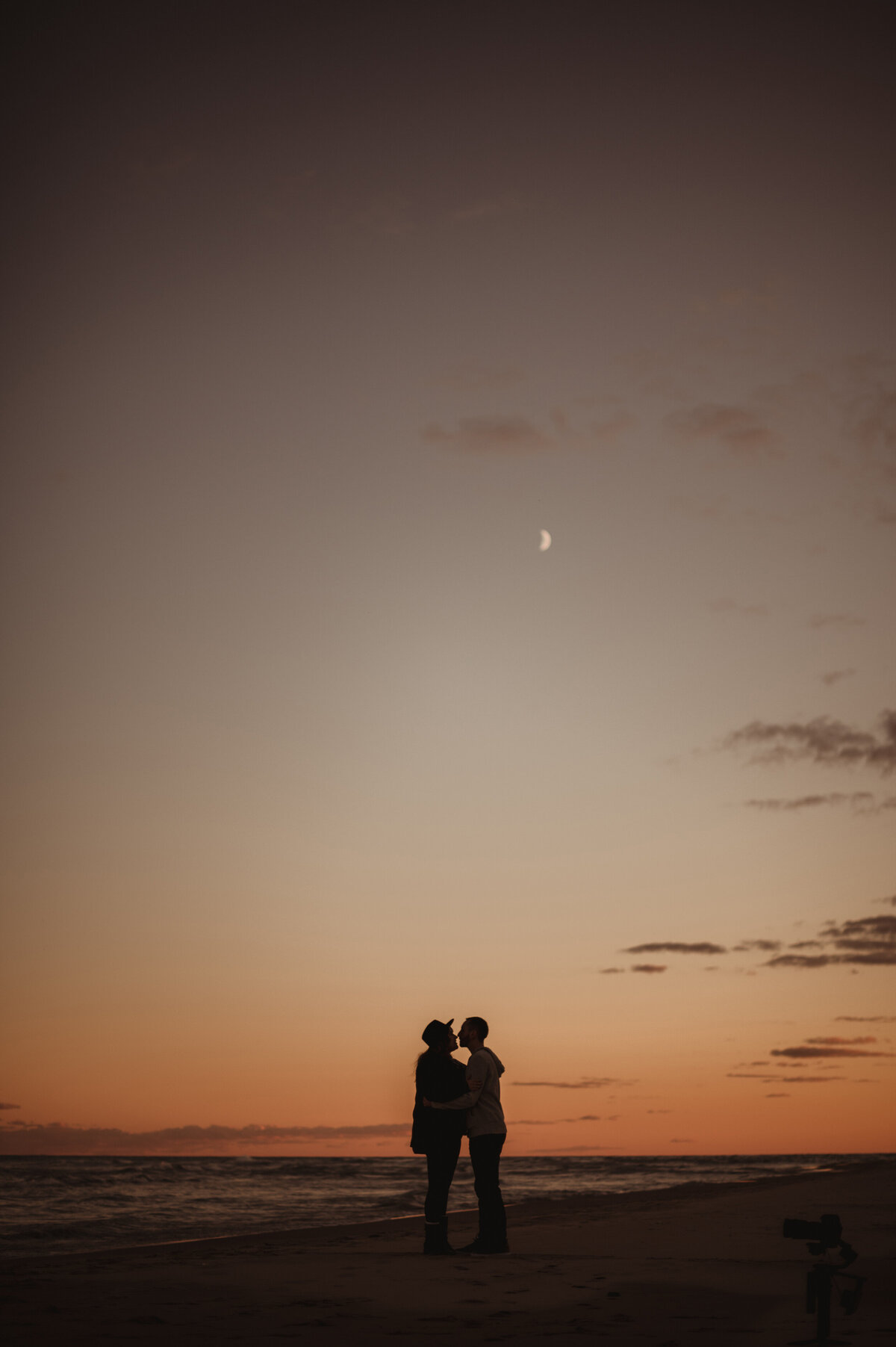 beach engagement session