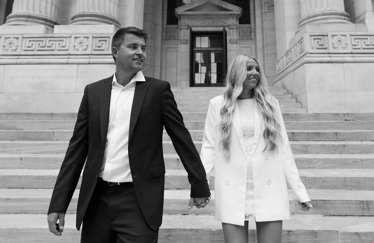 Bride-and-groom-holding-hands-elopment-session