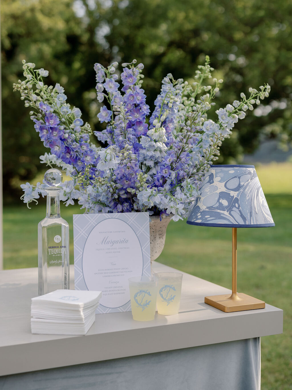 blue-marbled-lamp-shade-wedding