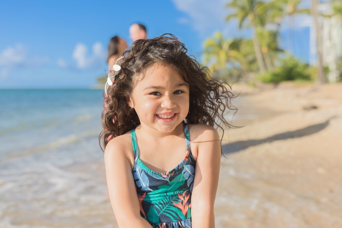 Cute Oahu family photos