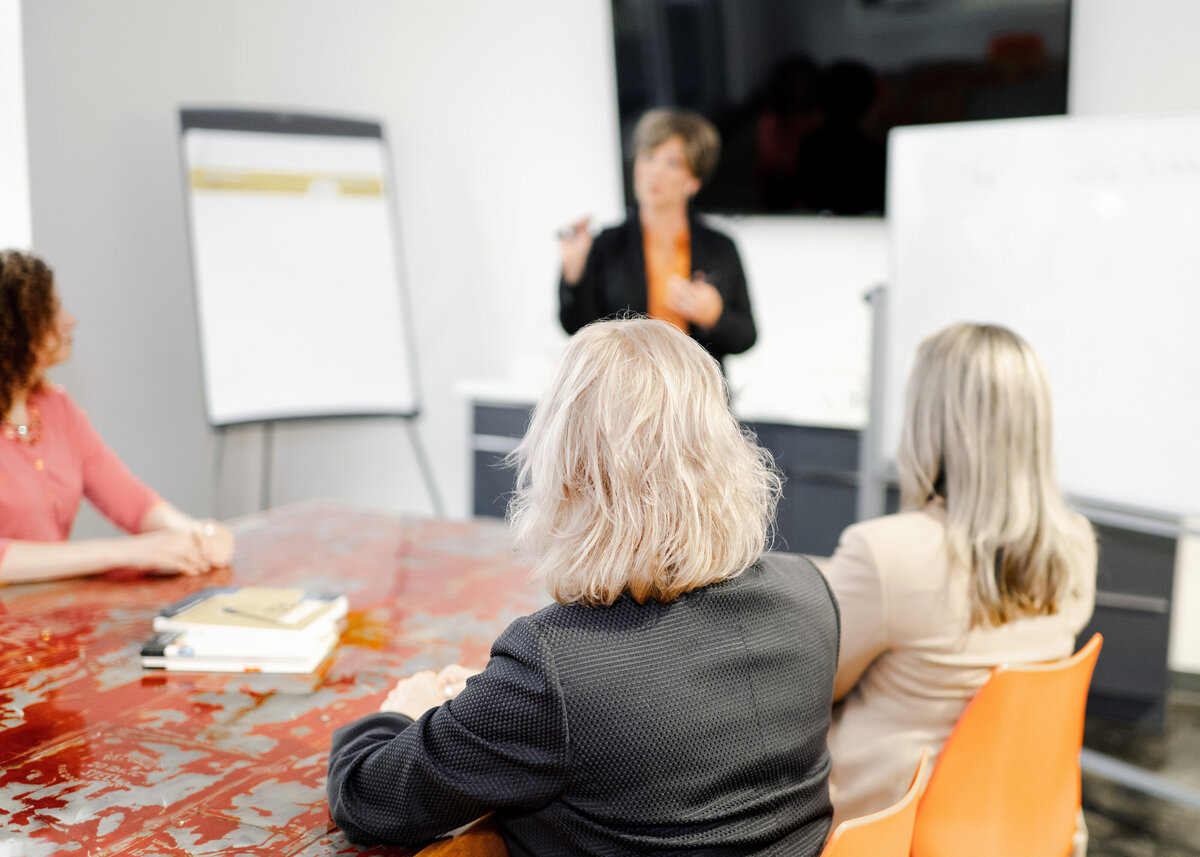 Sheila Lamber coaching a Senior Level Executive