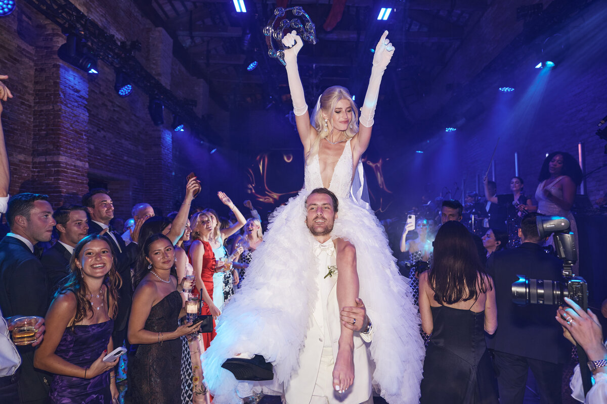Ryan Pulock and wife Danielle at cocktail hour