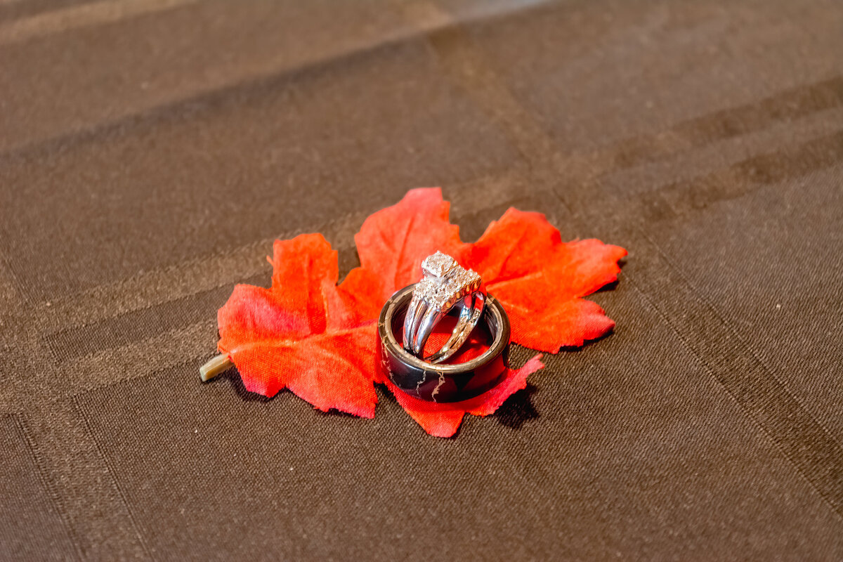 Wedding rings, Halloween theme. Photo by 4Karma Studio