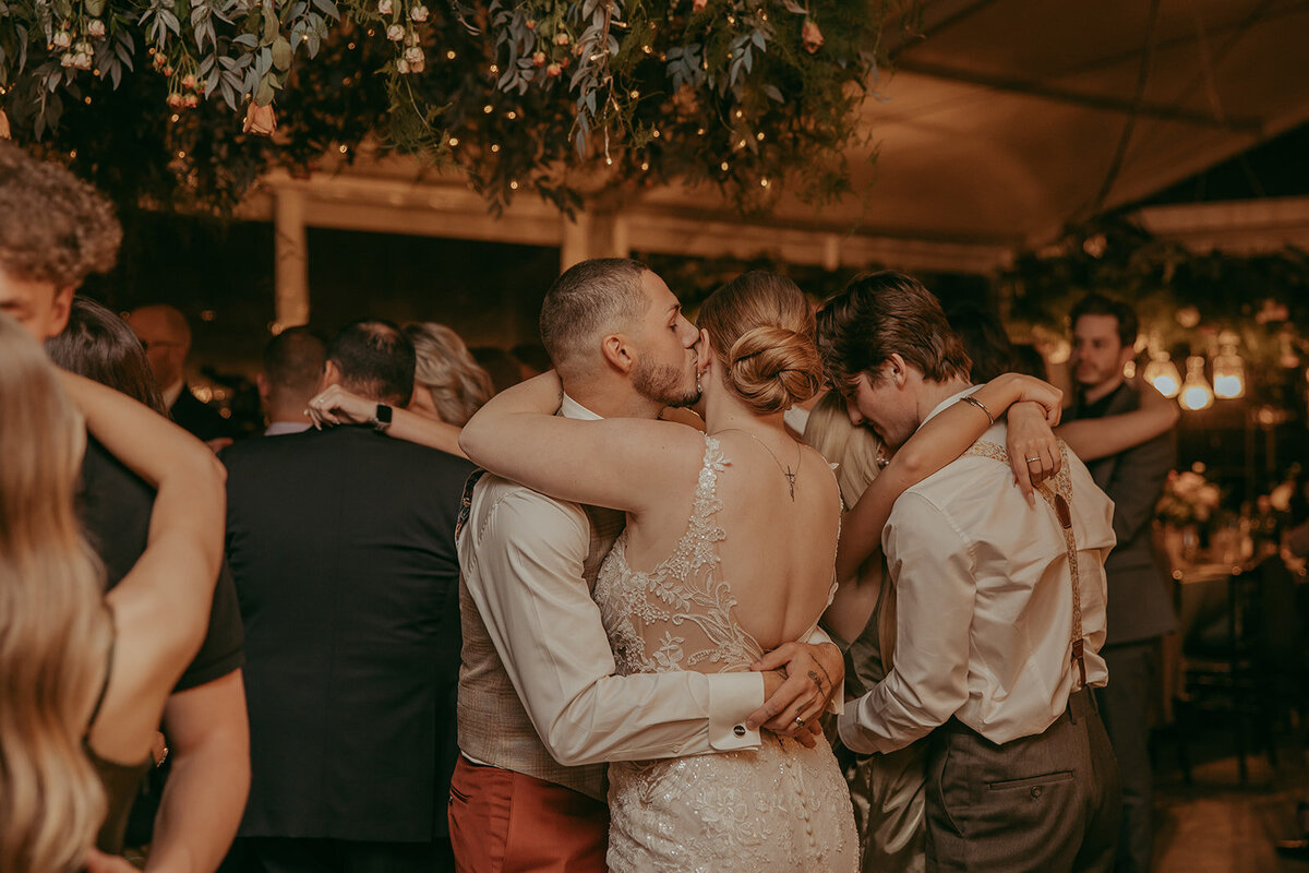 Fall tent wedding