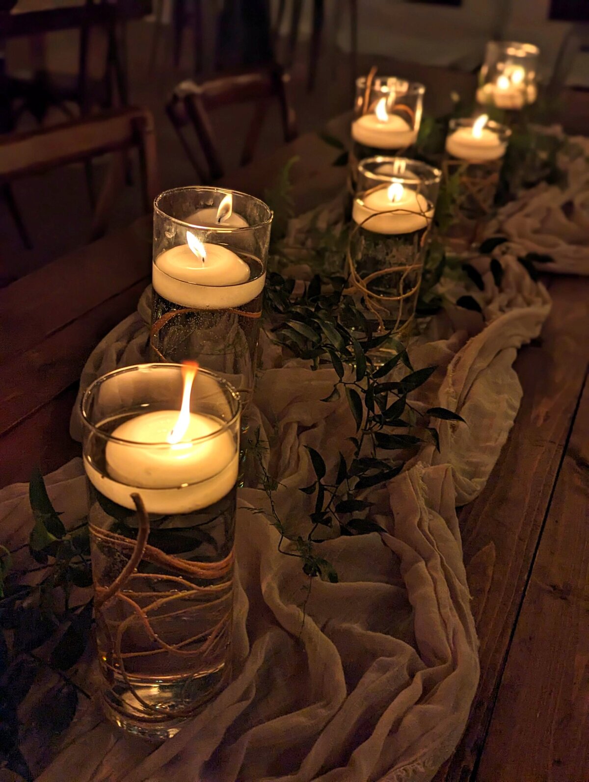broadmoor corporate event table candles