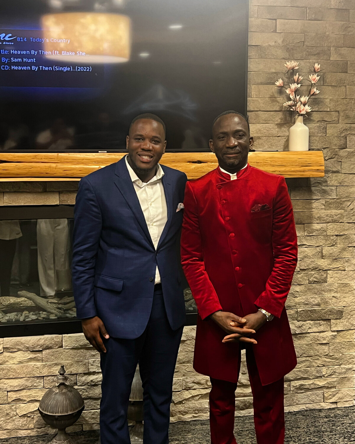 Ev. Augustine Mpemba Jr. with Pastor Dr. Paul Enenche