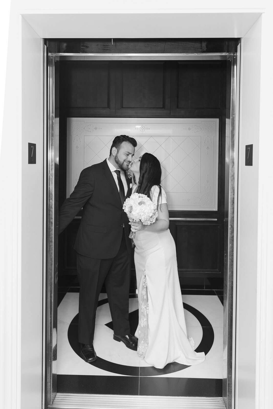 Elopement portraits and reception at Waldorf Astoria Orlando