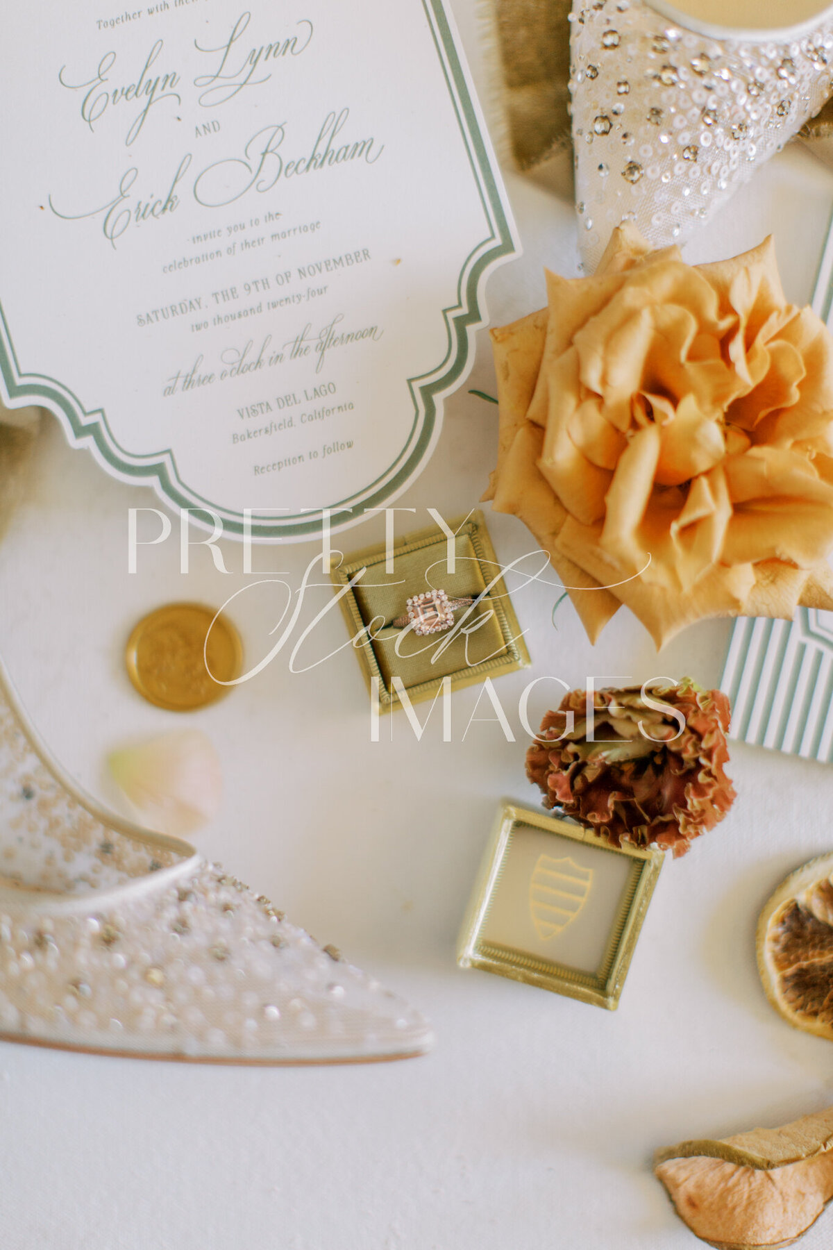 Pretty Stock Images - Fall Wedding Flat Lay-004