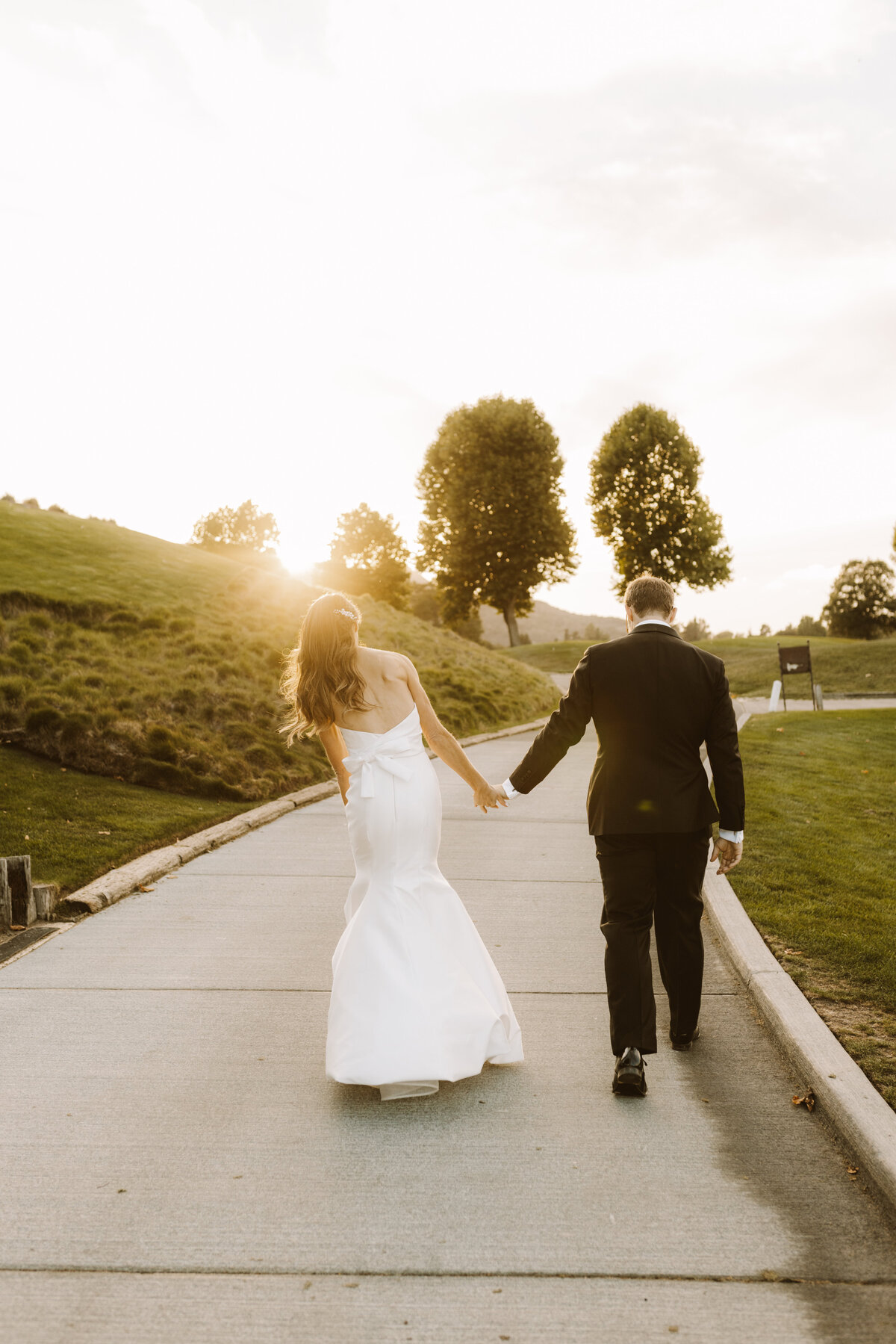 Couple at Carmel Valley Ranch at Sunset