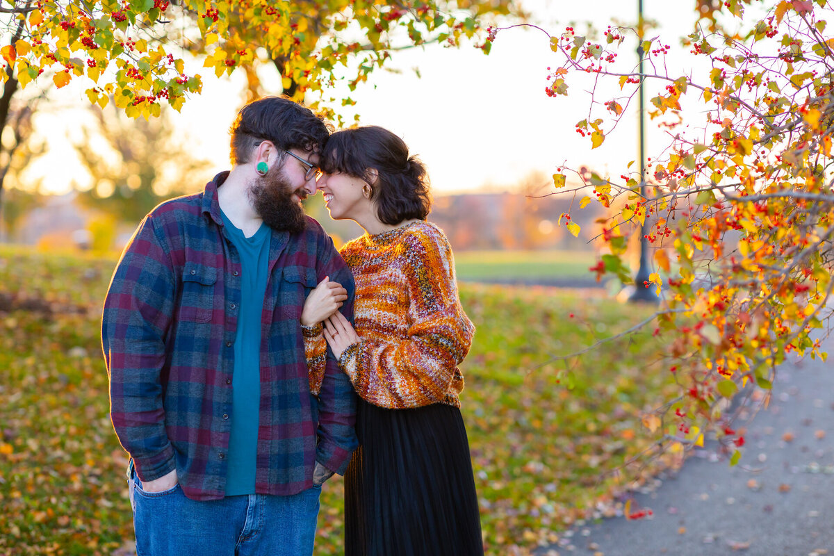 Saralyn & Andrew Engagement Session, 10-29-22, Glenview Park District, IL, Maira Ochoa Photography -0870