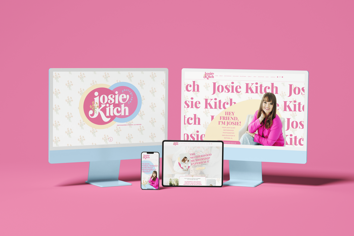 website design for a photographer