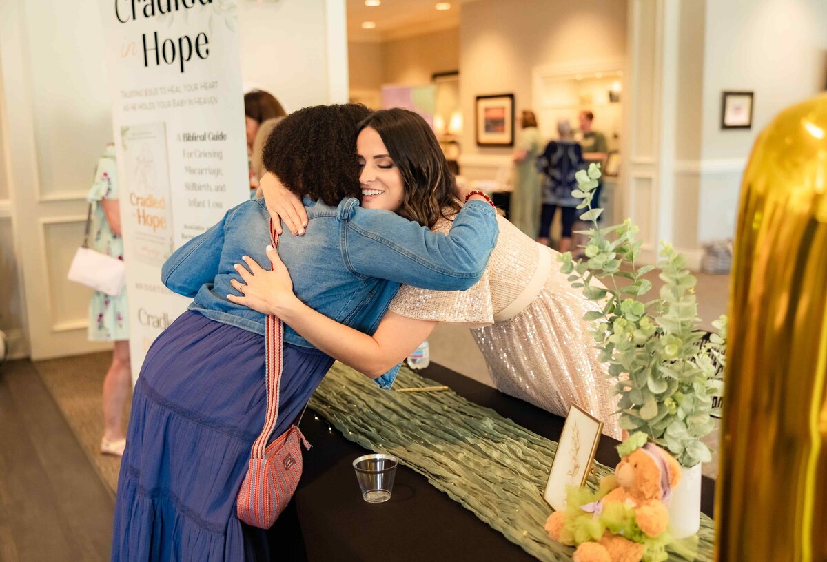 Ashley Opliger Cradled in Hope Book Launch Party, biblical book for grieving moms, miscarriage, stillbirth, infant loss, christian author (104)