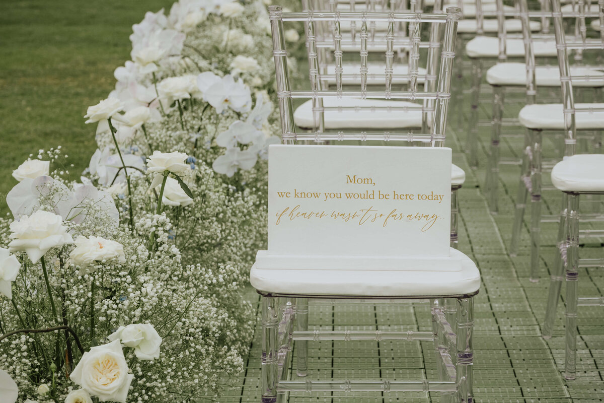 Wedding Ceremony Signage