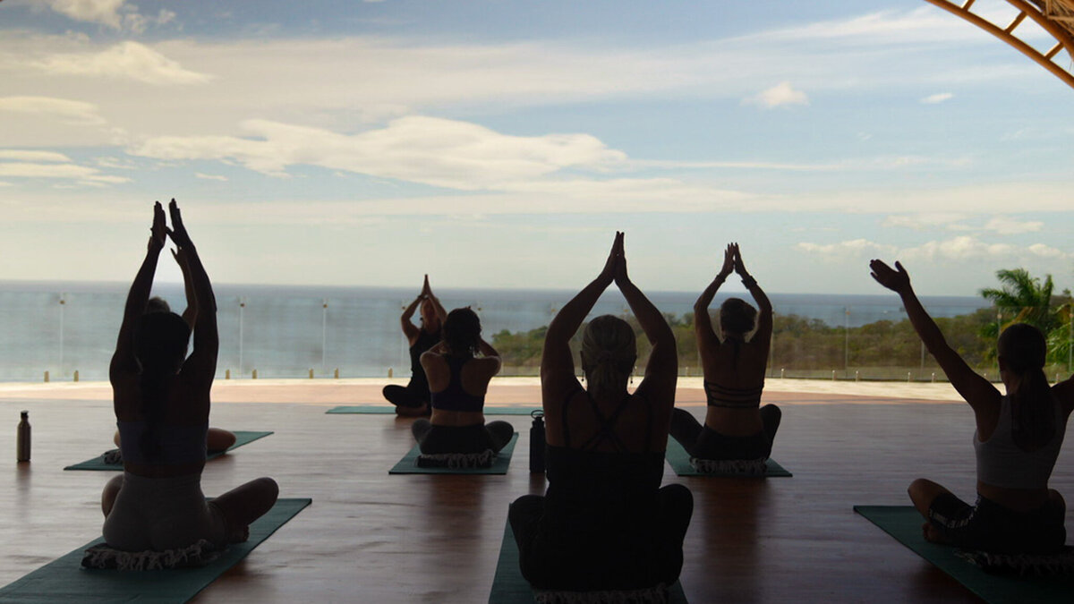 Copy of Group Yoga From Back