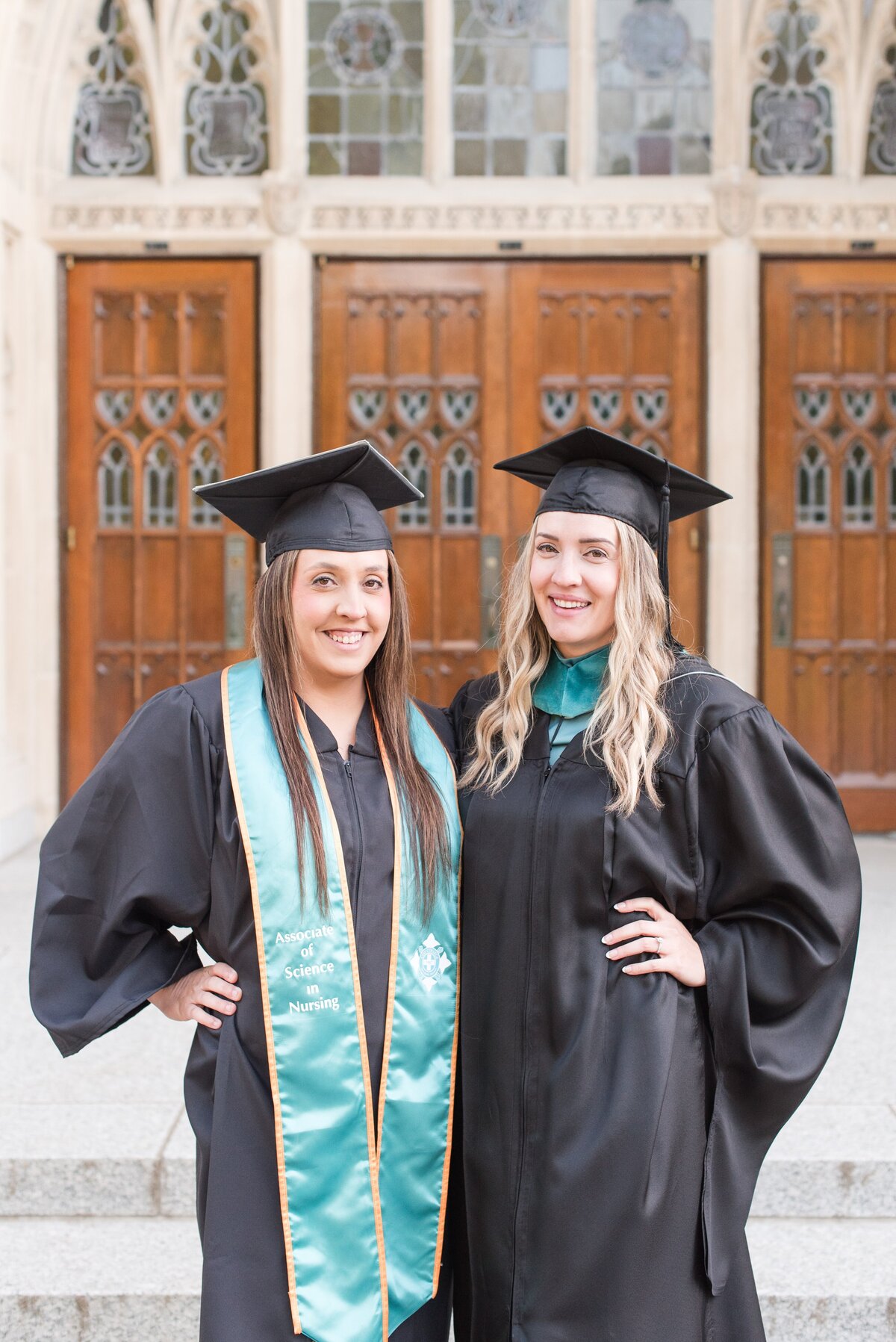 sisters graduationg together