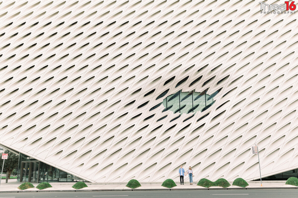 The Broad in Los Angeles is a very unique location for your engagement photo session