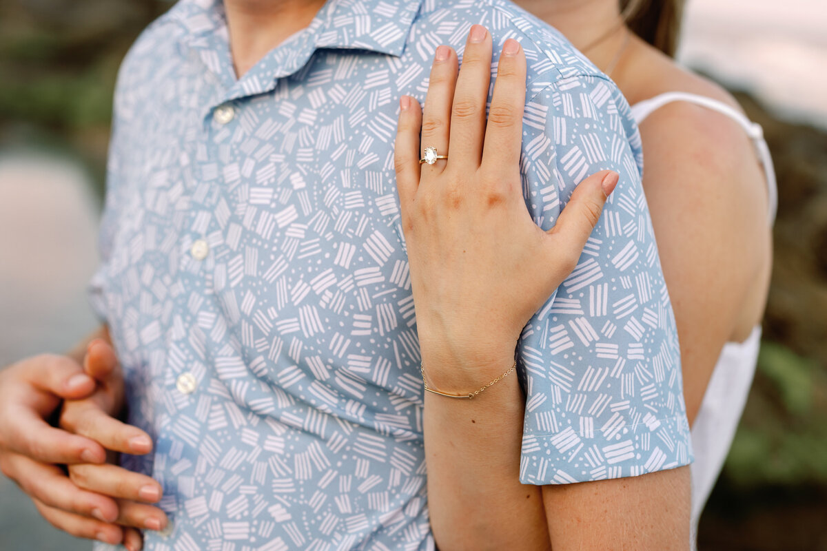 Romantic Beach Engagement Session in Wilmington, North Carolina