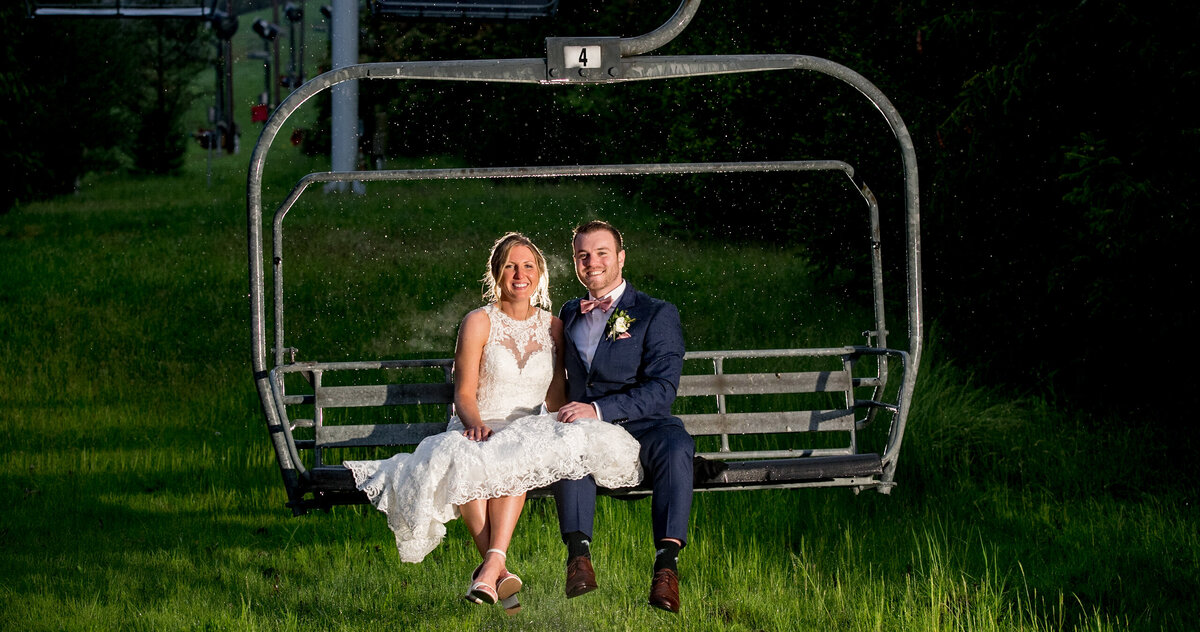 Bride Groom Wedding photography bear creek