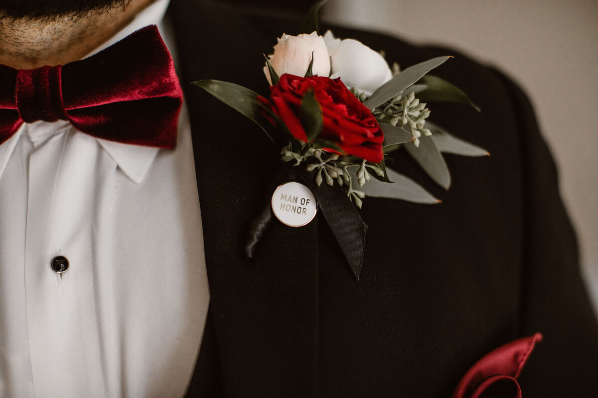 3 - Orlo House Wedding Man of Honor Boutonniere - Tampa Bay Wedding Planner