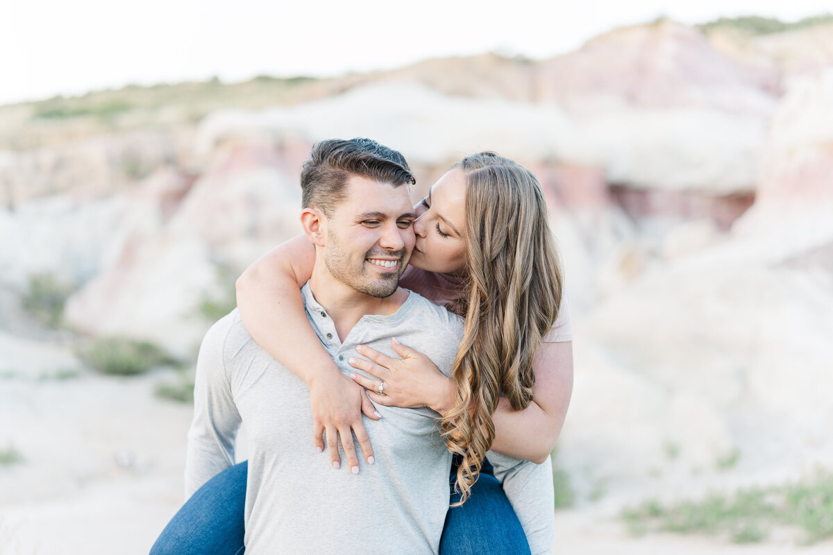 Paint Mines Interpretive Park El Paso Colorado Engagement Session Light and Airy Romantic Pictures Elena Spraguer Photography 0083
