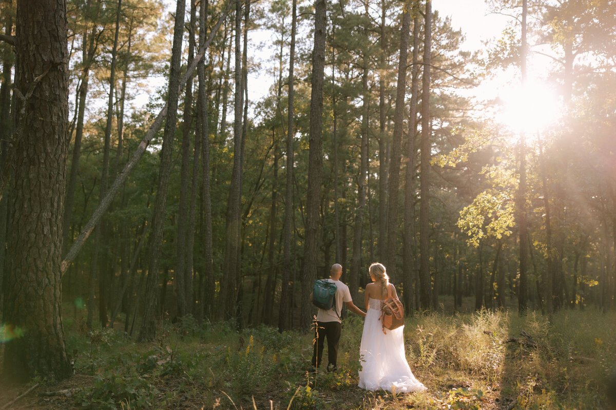 The Deep in the Heart Retreat | Amanda + Alfredo | Adventure Elopement at Tyler State Park | Alison Faith Photography-7086