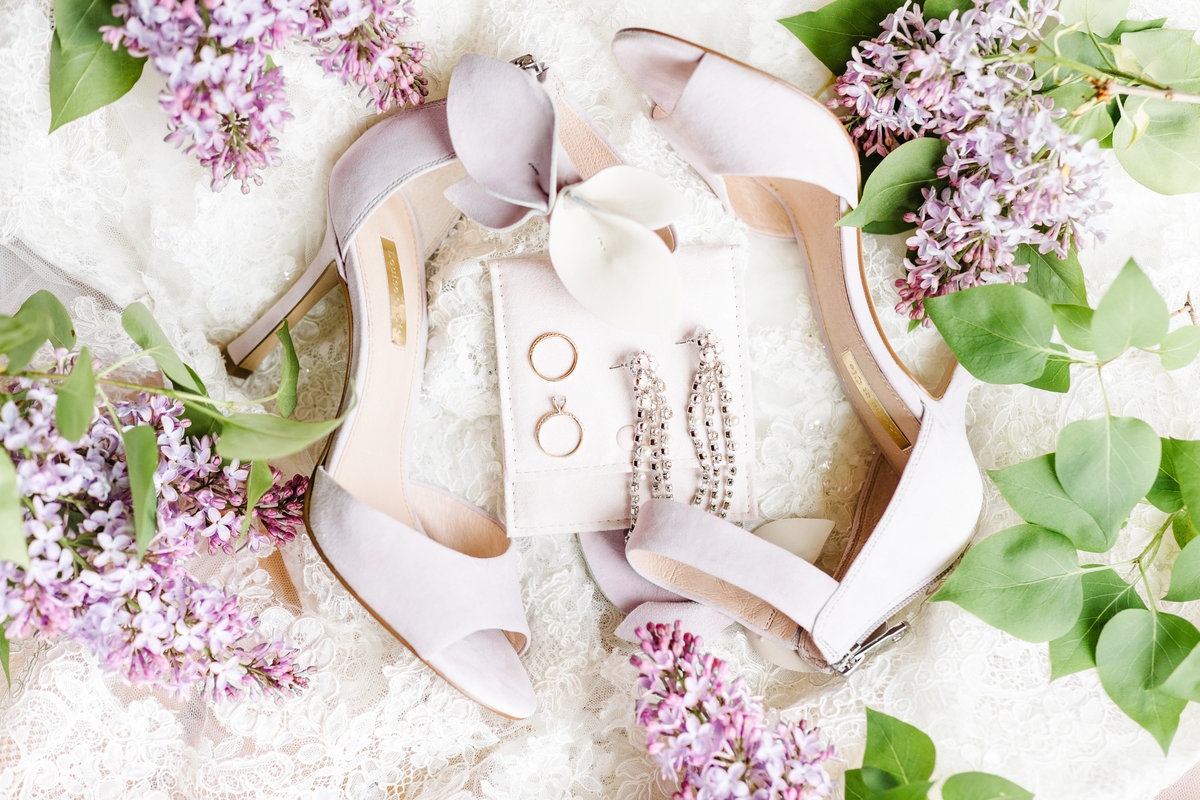 92 Luxury-Wedding-Details-Shoes-Rings-Spring-Wedding-Lilacs