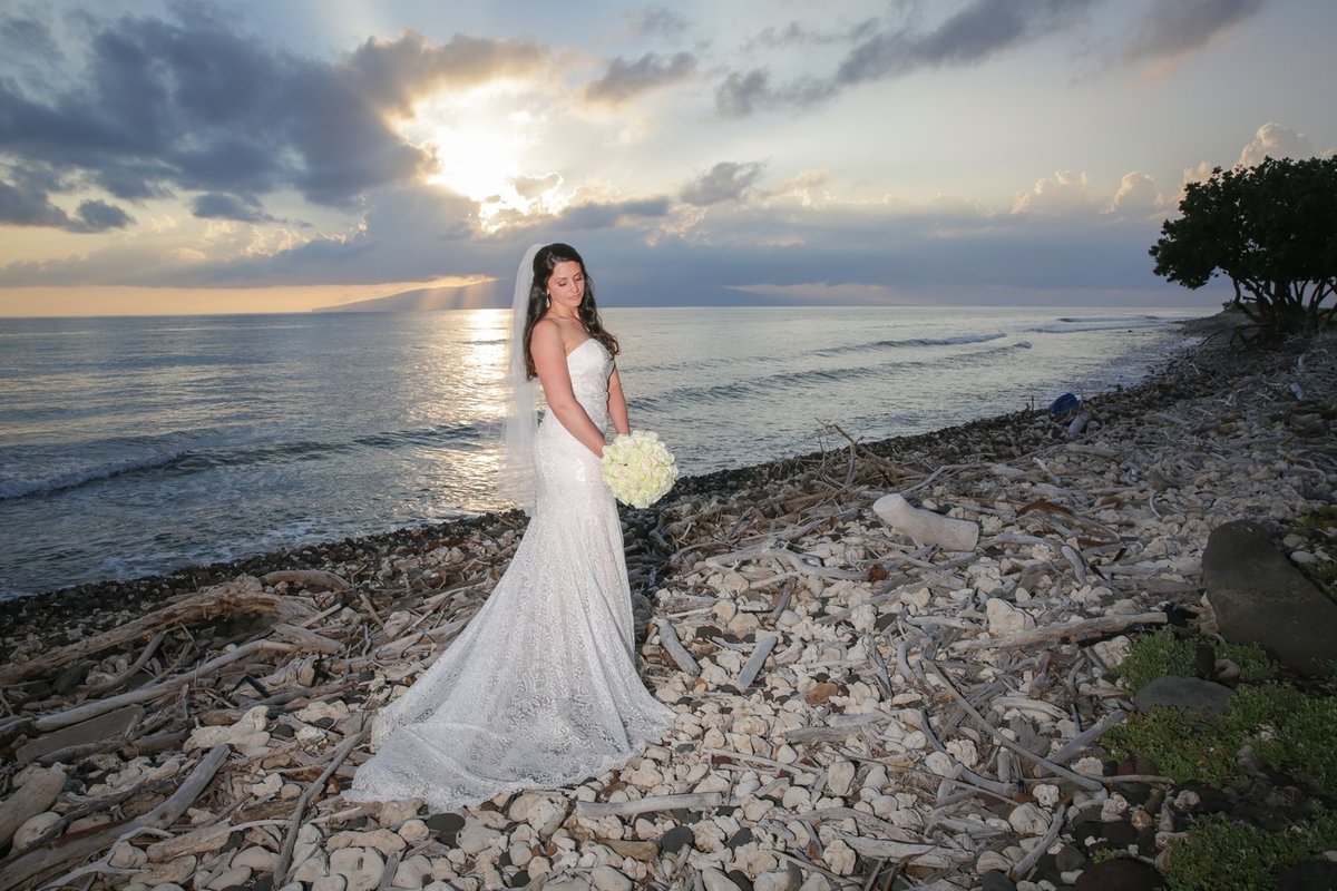 Capture Aloha Photography at The Westin Maui Resort and Spa with Beautiful Bride and Sunset