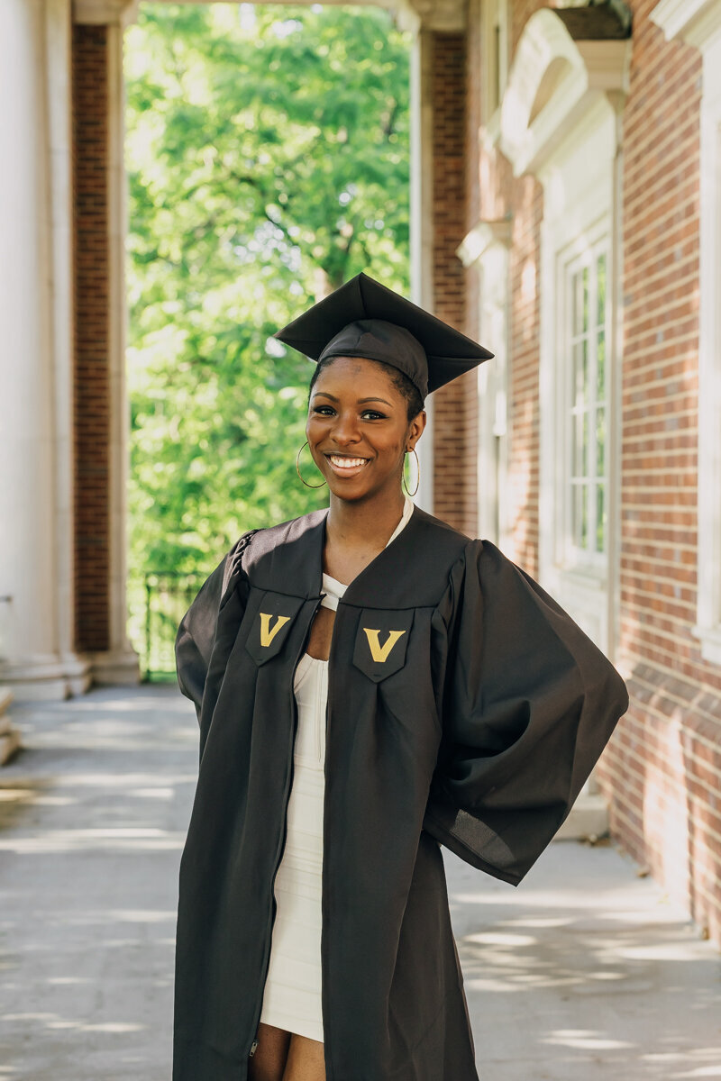 Vanderbilt University graduation portraits