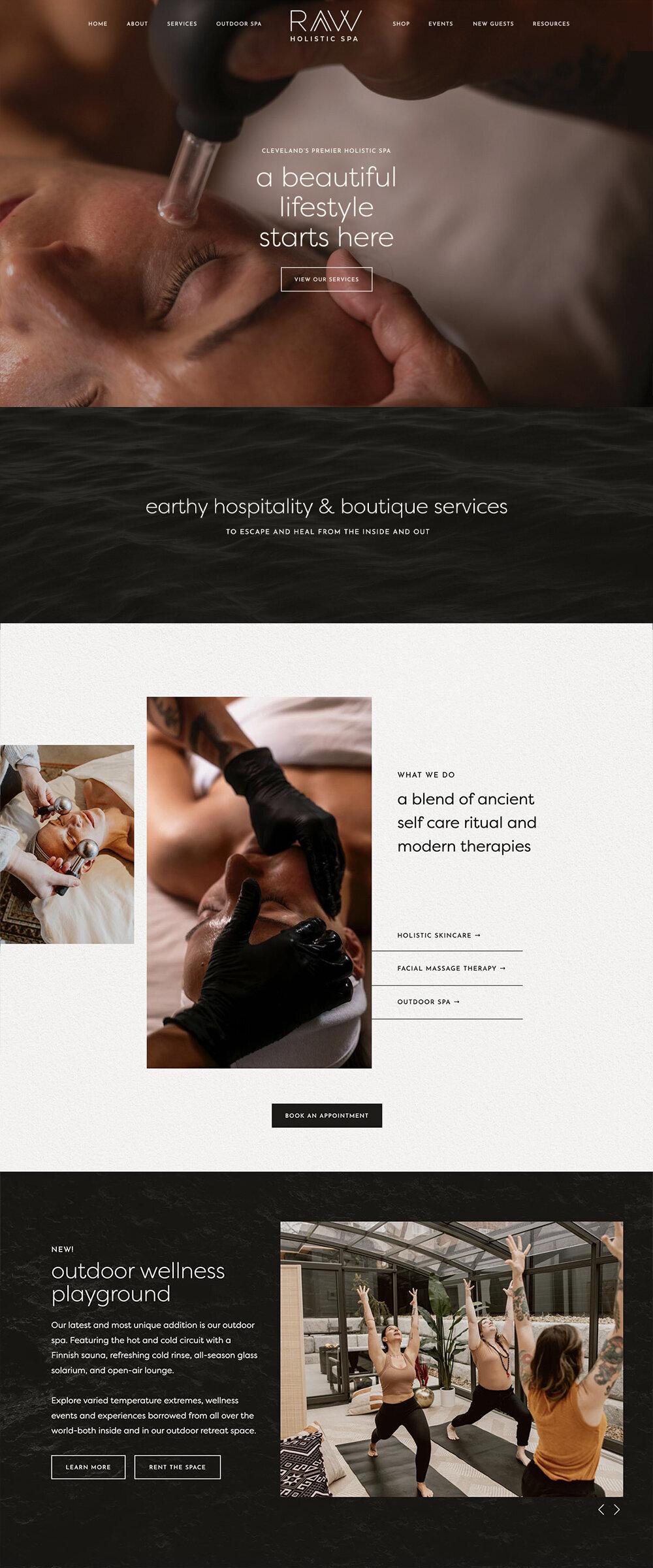 Showit-Website-for-Spas_Raw-Esthetics_Home-NEW
