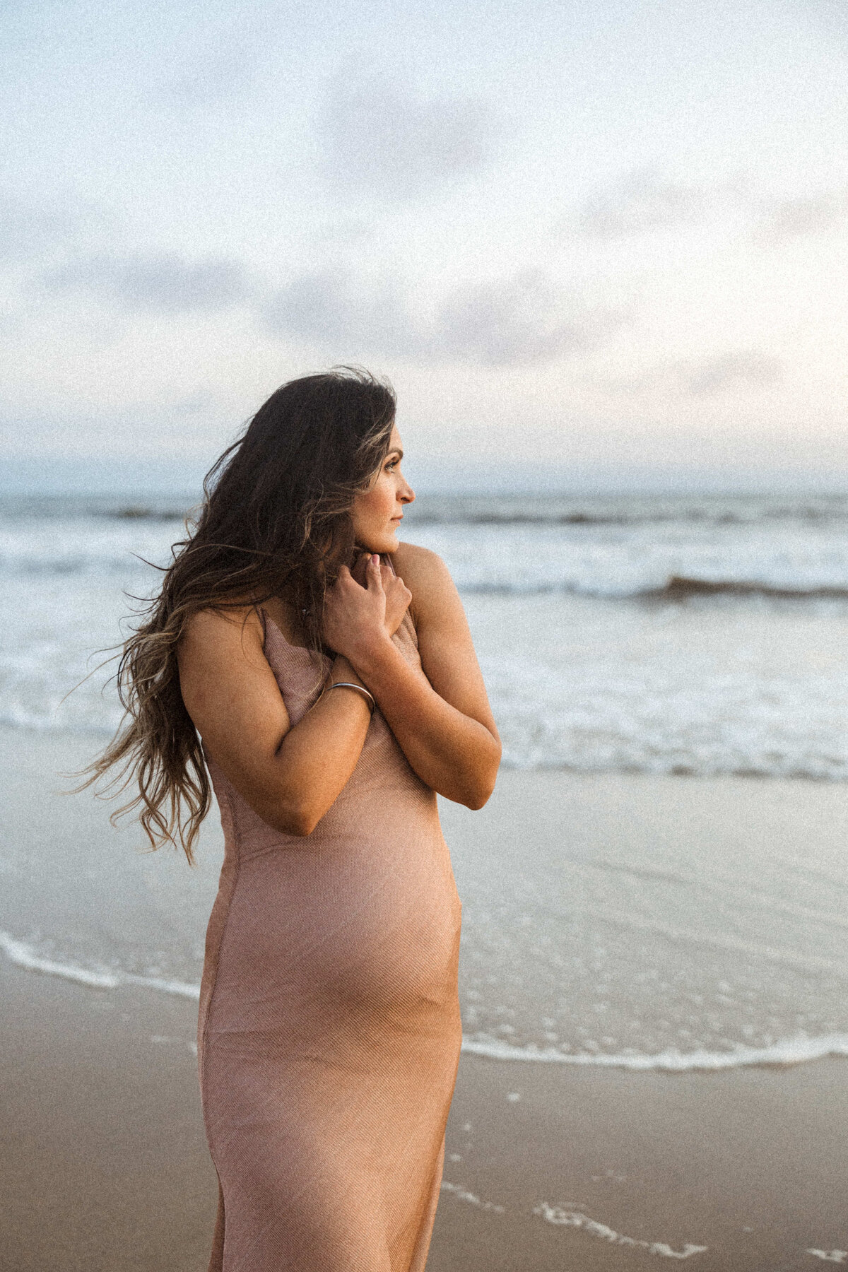 Santa Monica Beach Maternity Photography 92
