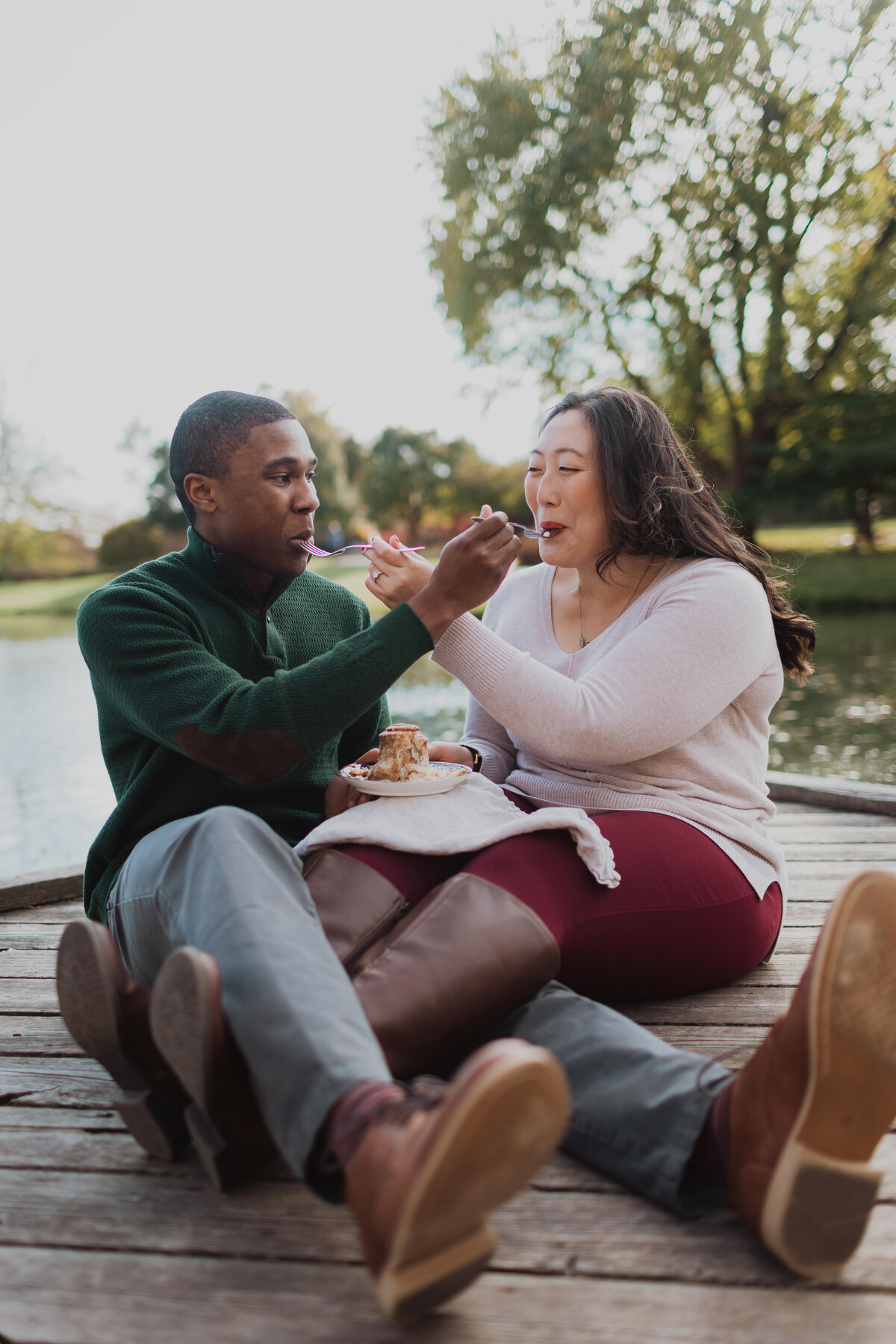 Kansas City Wedding Photographer - CaitlynCloudPhotography - interracial couple engagements