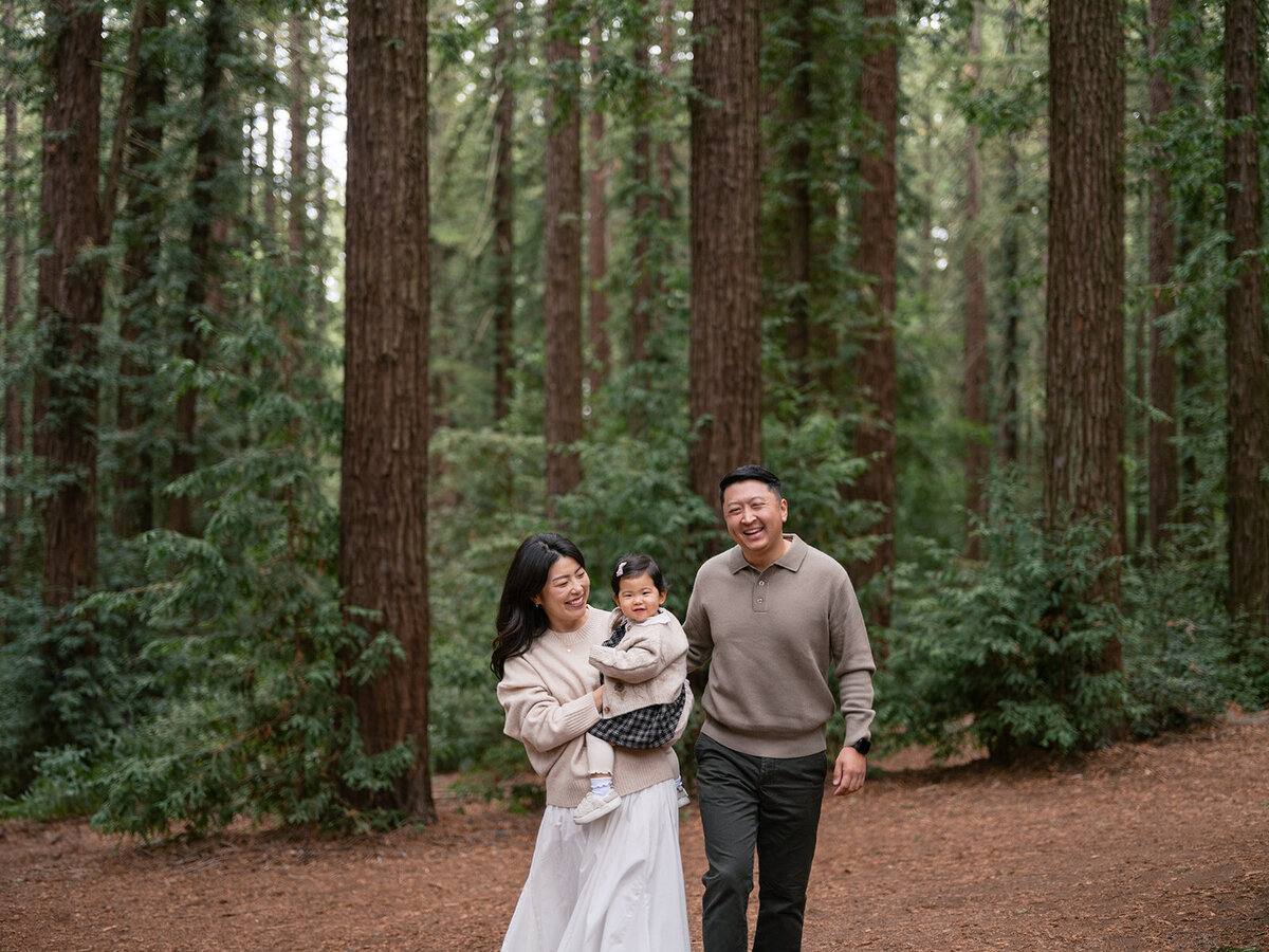 East Bay redwood family photos fall session Oakland family photographer