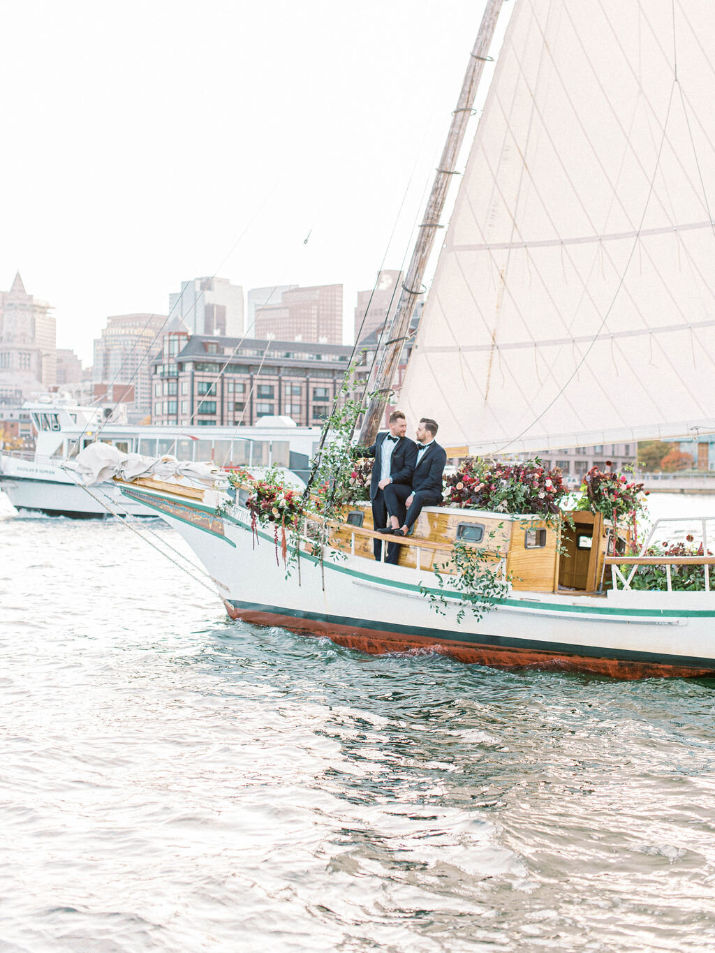 Kate-Murtaugh-Events-Boston-Harbor-sail-boat-yacht-elopement-wedding-planner