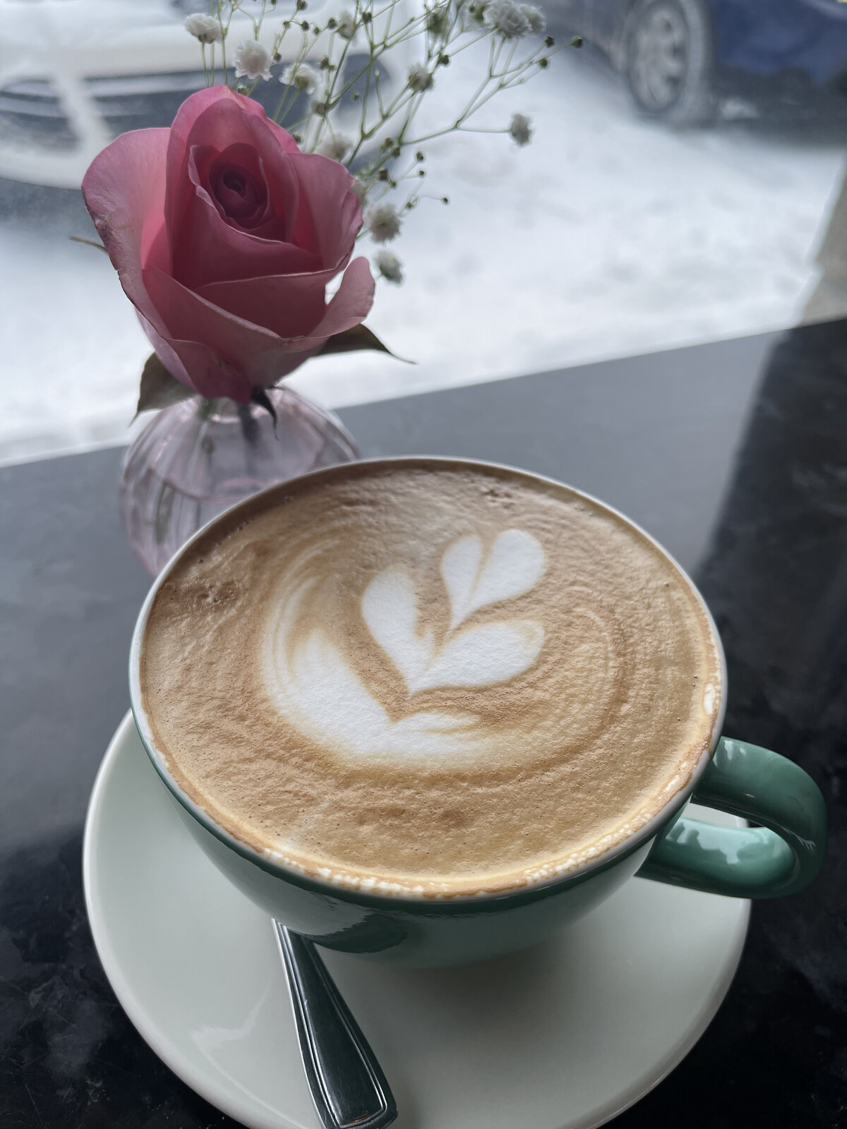 French Press Regina Cappuccino with Foam Design