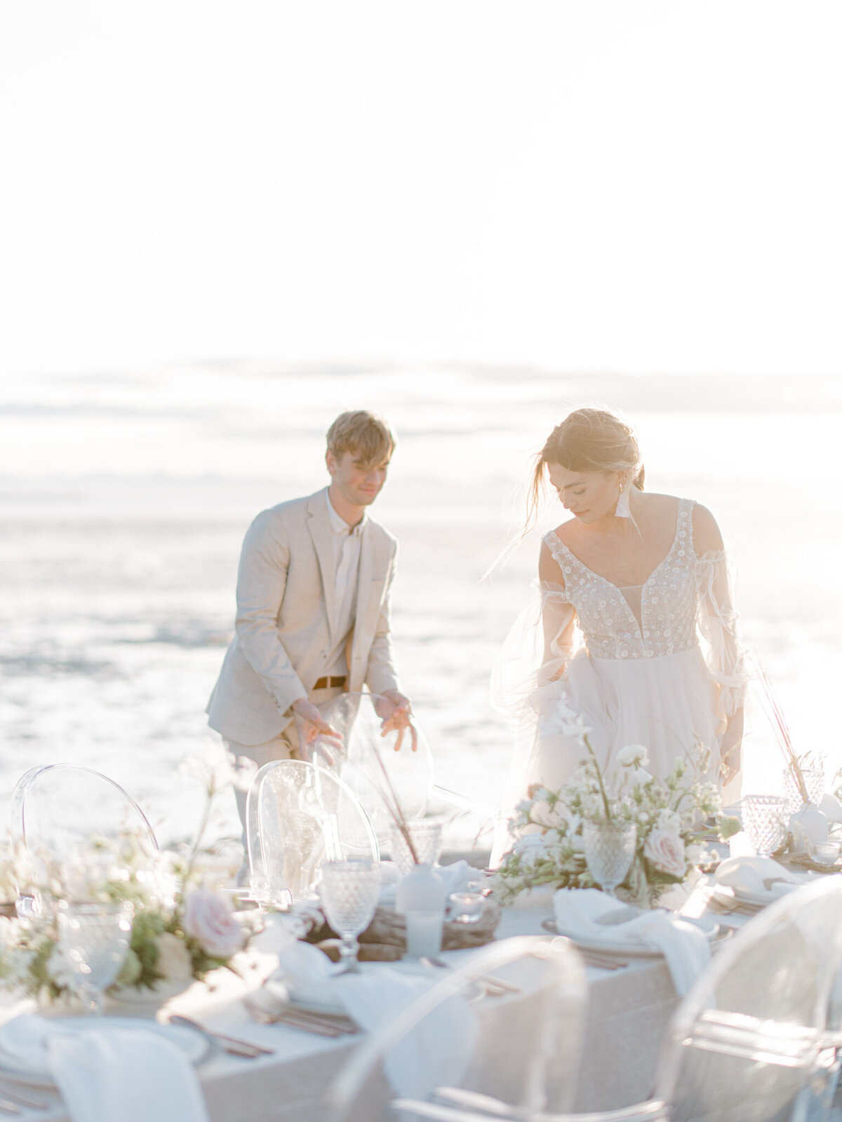 Gorgeous beach wedding inspiration, captured by Julie Jagt Photography, fine art wedding photographer in Vancouver, BC. Featured on the Bronte Bride Vendor Guide.