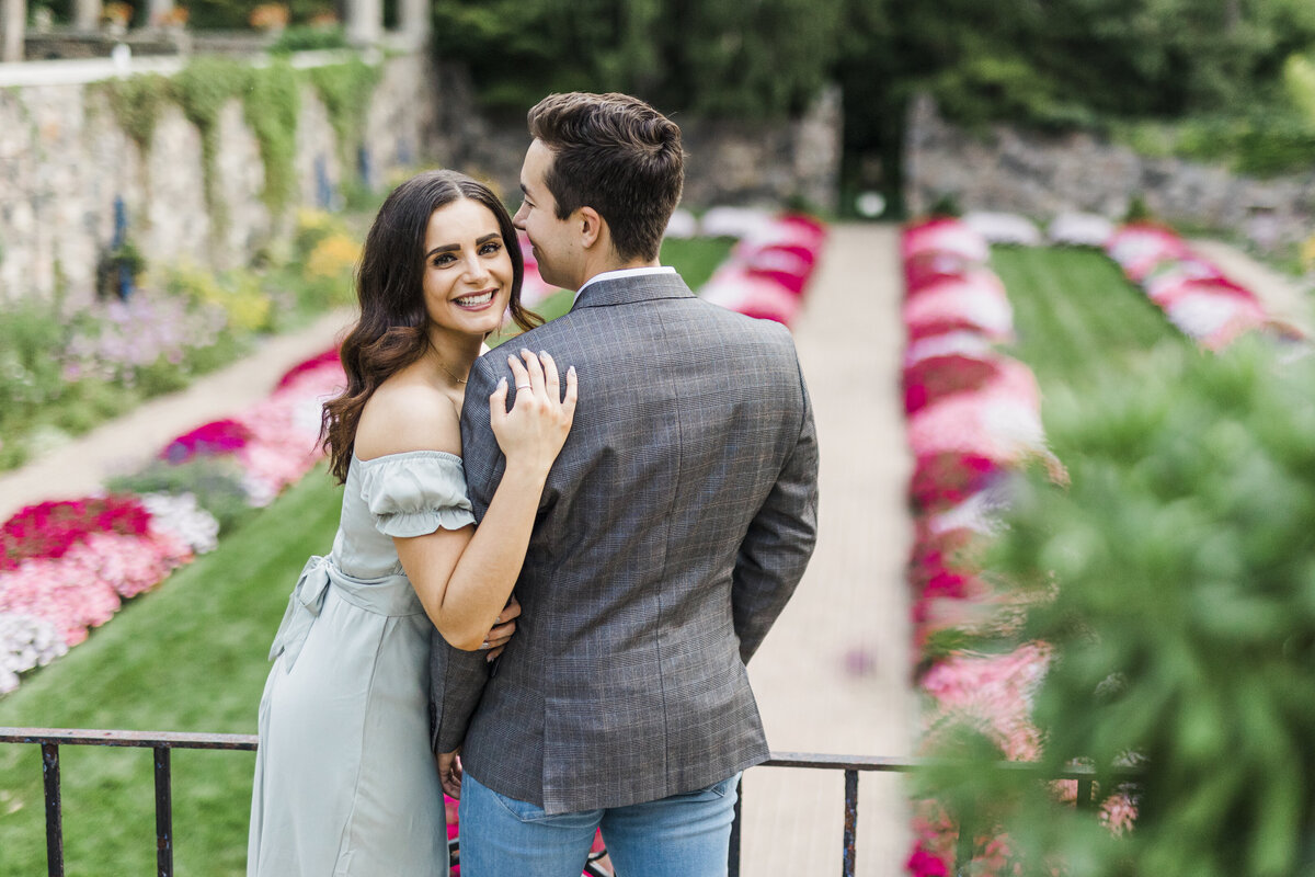 Engagement photos at Cranbrook House and Gardens