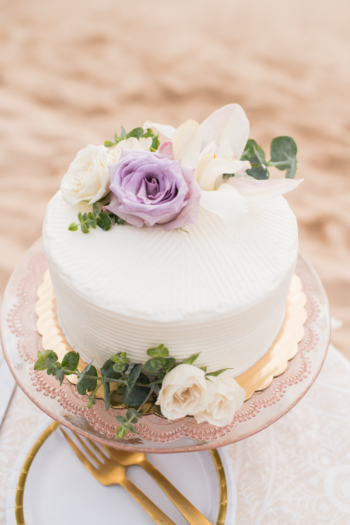 Maui wedding photography - cake